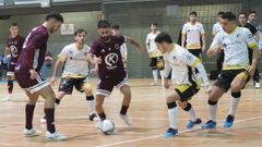 El capit�n del CompoSala, Dani Blanco, en el derbi del pasado curso ante el Lugo Sala B