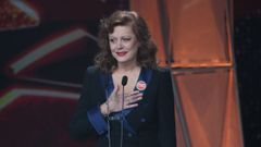 Susan Sarandon durante la reciente ceremonia de los Goya.