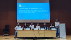Los residentes de enfermera que realizaron su trabajo en Cedeira