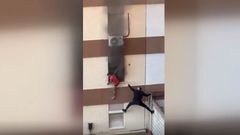 Rescate angustioso en el incendio de una vivienda de Sevilla