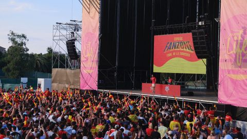 Final de la Eurocopa de f�tbol en Gij�n