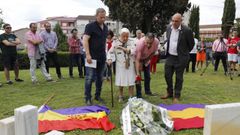 Lolita Su�rez, en un homenaje a su padre organizado en el a�o 2019.