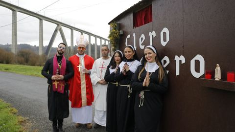 Celebracin del entroido tradicional en O Eixo, Santiago.