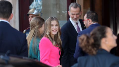 El Rey Felipe IV y la Princesa de Asturias llegan al Auditorio Palacio de Congresos  Prncipe Felipe  de Oviedo