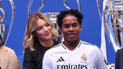 Gabriely Miranda y Endrick.Gabriely Miranda y Endrick, delantero del Real Madrid