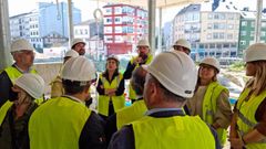 La conselleira de Infraestructuras en funciones, Ethel V�zquez, supervis� las obras. 