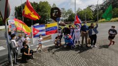 Concentraci�n llevada a cabo por los mismos convocantes el pasado mes de julio