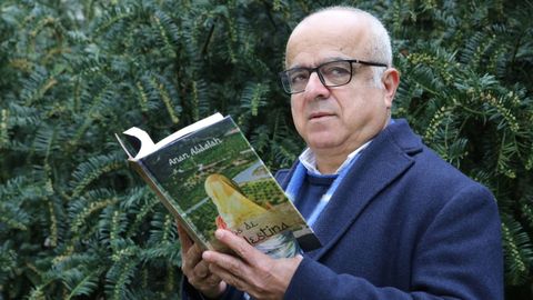 Anan Abdalah, m�dico y escritor palestino afincado en Vilagarc�a, es el autor de la trilog�a �Ojos de Palestina�