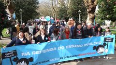 La manifestaci�n parti� a las doce de la Alameda de Santiago