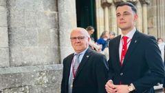 Manuel Mart�nez y Pablo Villaverde son concejales no adscritos que han impulsado el Partido dos Veci�os de Betanzos.