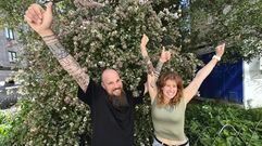 Ca�as y Luc�a, en Pontevedra, una ciudad en la que no saben cu�nto tiempo vivir�n pero a la que est�n seguros de que siempre volver�n.