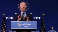 El presidente electo de Estados Unidos, Joe Biden