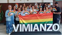 Acto de conmemoraci�n del orgullo, en Vimianzo