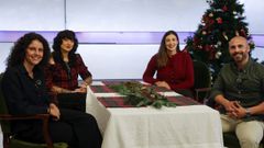 De izquierda a derecha, la nutricionista Calala Mart�nez; la psic�loga Claudia Pradas; la farmac�utica Sandra Dubra; y el entrenador personal Rub�n R�o. 