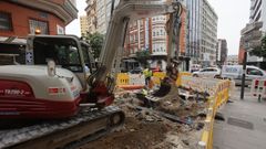 Obras en la calle Primavera