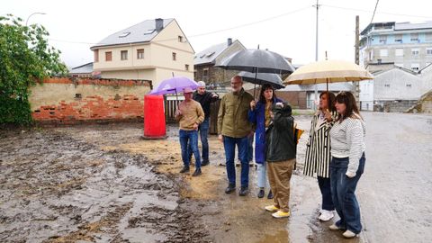 Visita de Ana Pont�n a A R�a en Valdeorras