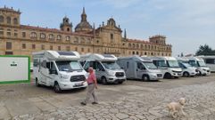 Concentraci&oacute;n de autocaravanas en la Compa&ntilde;&iacute;a, en una imagen de archivo