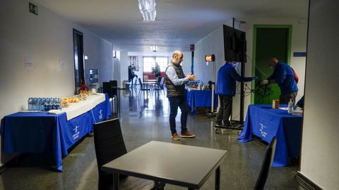 El pabell�n ha habilidado un espacio de descanso, aseo y alimentaci�n