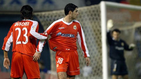 Vctor, con Duscher, en una barrera ordenada por Molina.