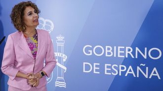 La vicepresidenta primera del Goberno, Mar&iacute;a Jes&uacute;s Montero, este viernes en un acto celebrado en Sevilla