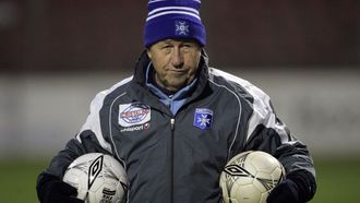 Guy Roux, durante su �poca de entrenador del Auxerre.