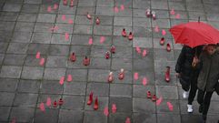 Actos del d�a de la violencia machista, el pasado 25 de noviembre