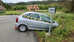 Este lunes por la�tarde, el veh�culo segu�a en la zona.