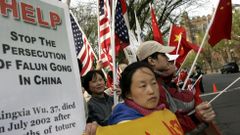 Miembros del movimiento Falun Gong