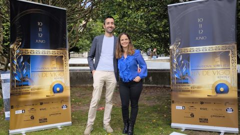 Miguel Blanco y Paula Boto, director y subdirectora del Festival de Series R&iacute;a de Vigo