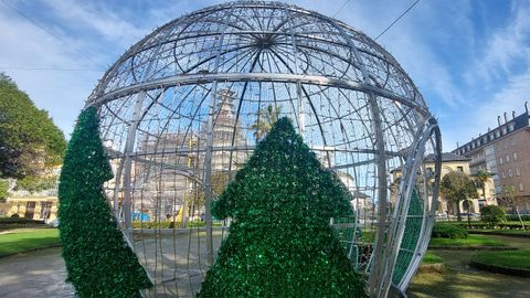 Alumbrado navideo en Ribadeo