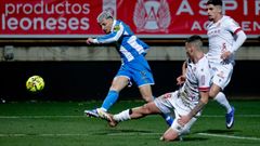 Ximo Navarro, en el partido contra la Cultural Leonesa