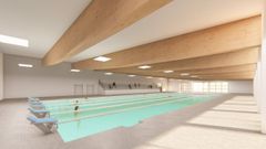Recreaci�n del aspecto que tendr� el interior de la piscina cuando concluyan las reformas