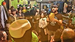 La fiesta de San Patricio, el martes pasado en O Recuncho de Ribadeo