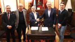 Firma del convenio.
