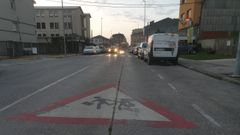 La avenida de Lugo pasa por cerca de la zona escolar de Vilalba 