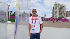 Pep�n Rivera, en la villa ol�mpica de los Juegos de Londres 2012