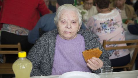 Eugenia Bello, la mas veterana, con 99 a�os