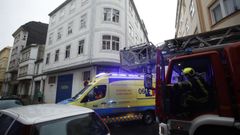 Los servicios de Emergencias y Bomberos se movilizaron hasta el lugar del estallido