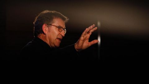 El presidente de la Xunta y del PPdeG, Alberto Núñez Feijoo