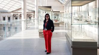 Goretti Mieites trabaja en el departamento cient�fico del Museo Metropolitano de Arte de Nueva York 