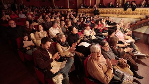 El p�blico llen� el Teatro Pastor D�az