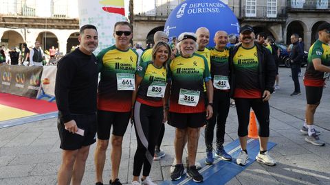 Carrera solidaria de la Guardia Civil en Ourense.
