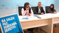 El BNG present� este lunes una campa�a por la paz.