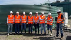 Los mximos responsables de la CEC visitaron las instalaciones de Cobre San Rafael en Touro-O Pino