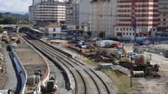 Obras en la intermodal de Lugo