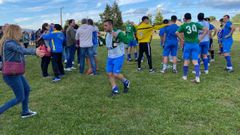 El R�a celebr� su cambio de categor�a en Trives