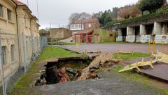 El grupo Sempre Corcubin critica que el peligro no est debidamente sealizado