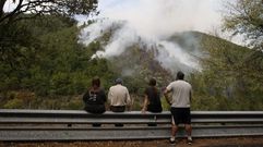El rebrote de este jueves fue junto al Sil y cerca de Sancosmede, la misma zona que se ve en esa fotografa hecha el pasado 18 de septiembre
