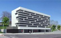 Infograf�a del edificio de Medio Rural de Lal�ns presentada hace 4 a�os