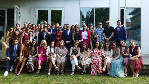 Graduaci�n de la nueva promoci�n de Podolox�a, celebrada el pasado viernes en el Campus de Ferrol.